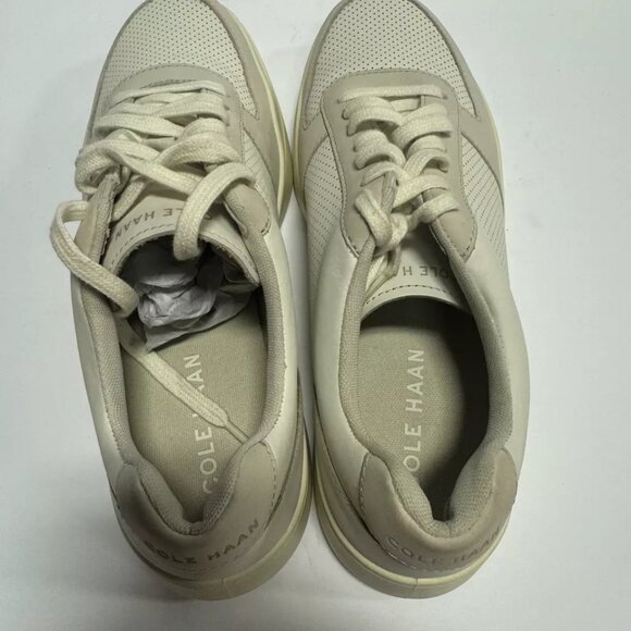 Cole Haan Mens Grand Court Modern Perf Sneaker White Size 9 M